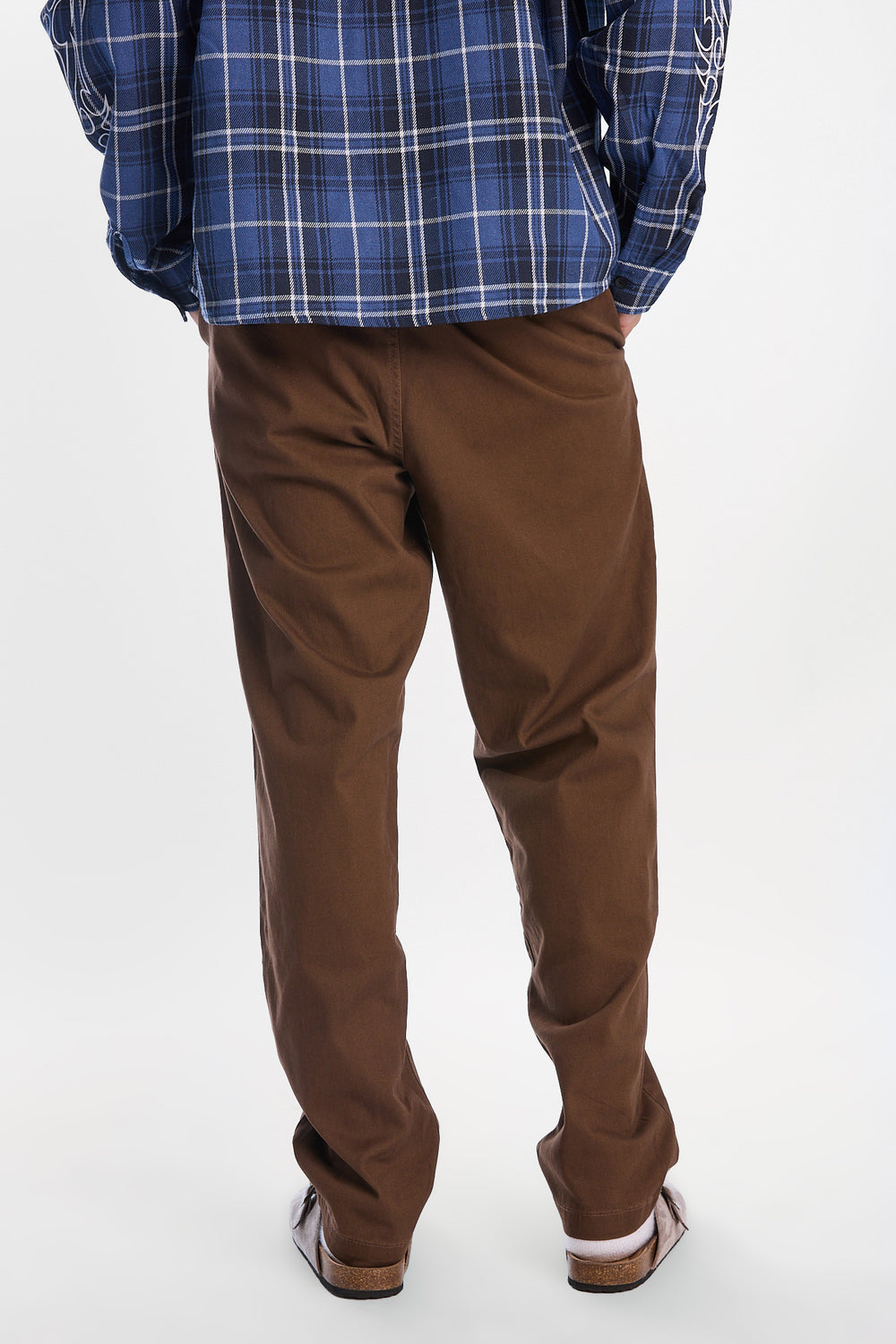 Pantalon décontracté en sergé Pantalon décontracté en sergé