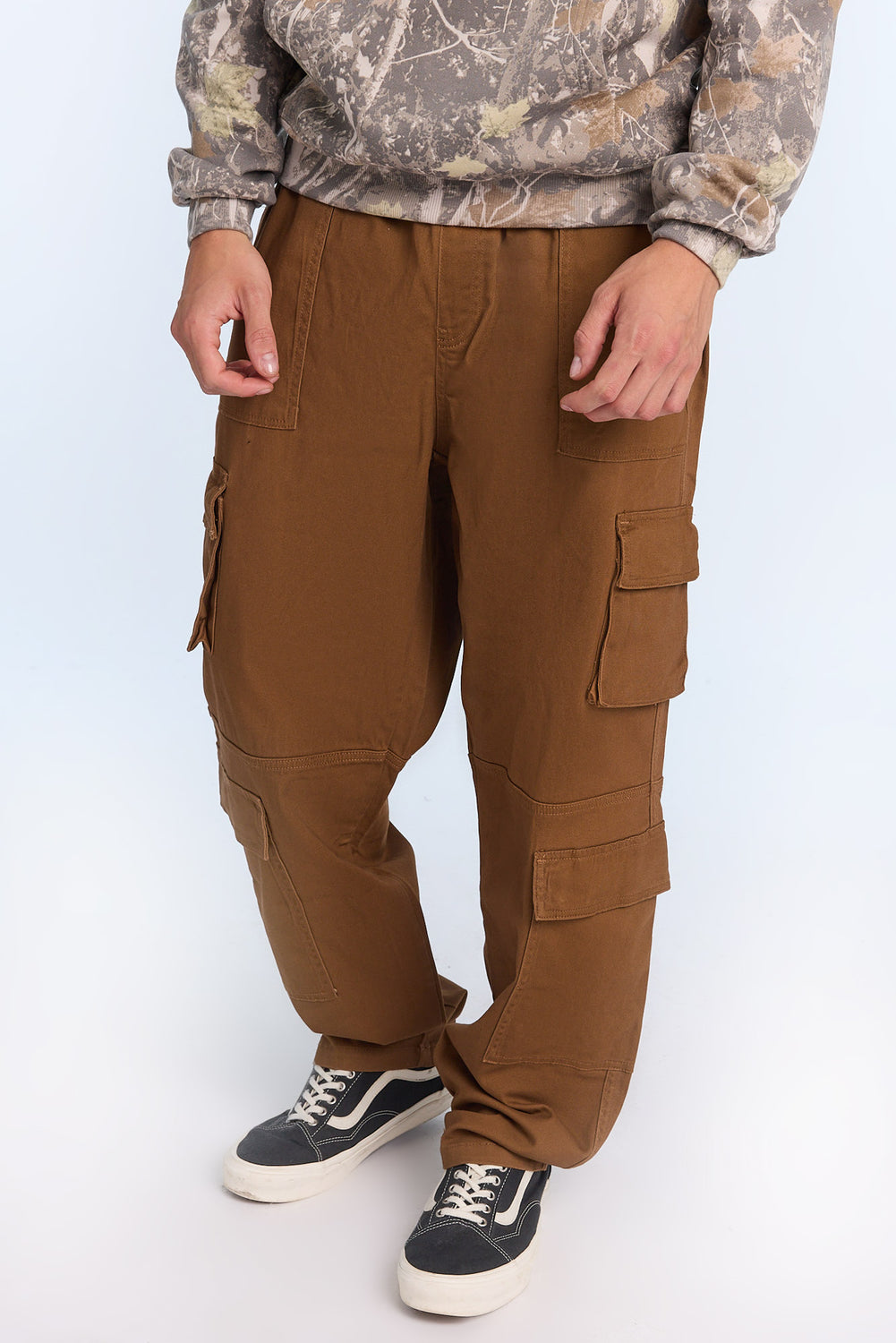 Pantalon cargo ample à 4 poches Arsenic homme Pantalon cargo ample à 4 poches Arsenic homme