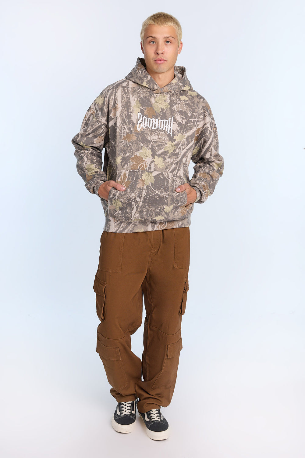 Pantalon cargo ample à 4 poches Arsenic homme Pantalon cargo ample à 4 poches Arsenic homme