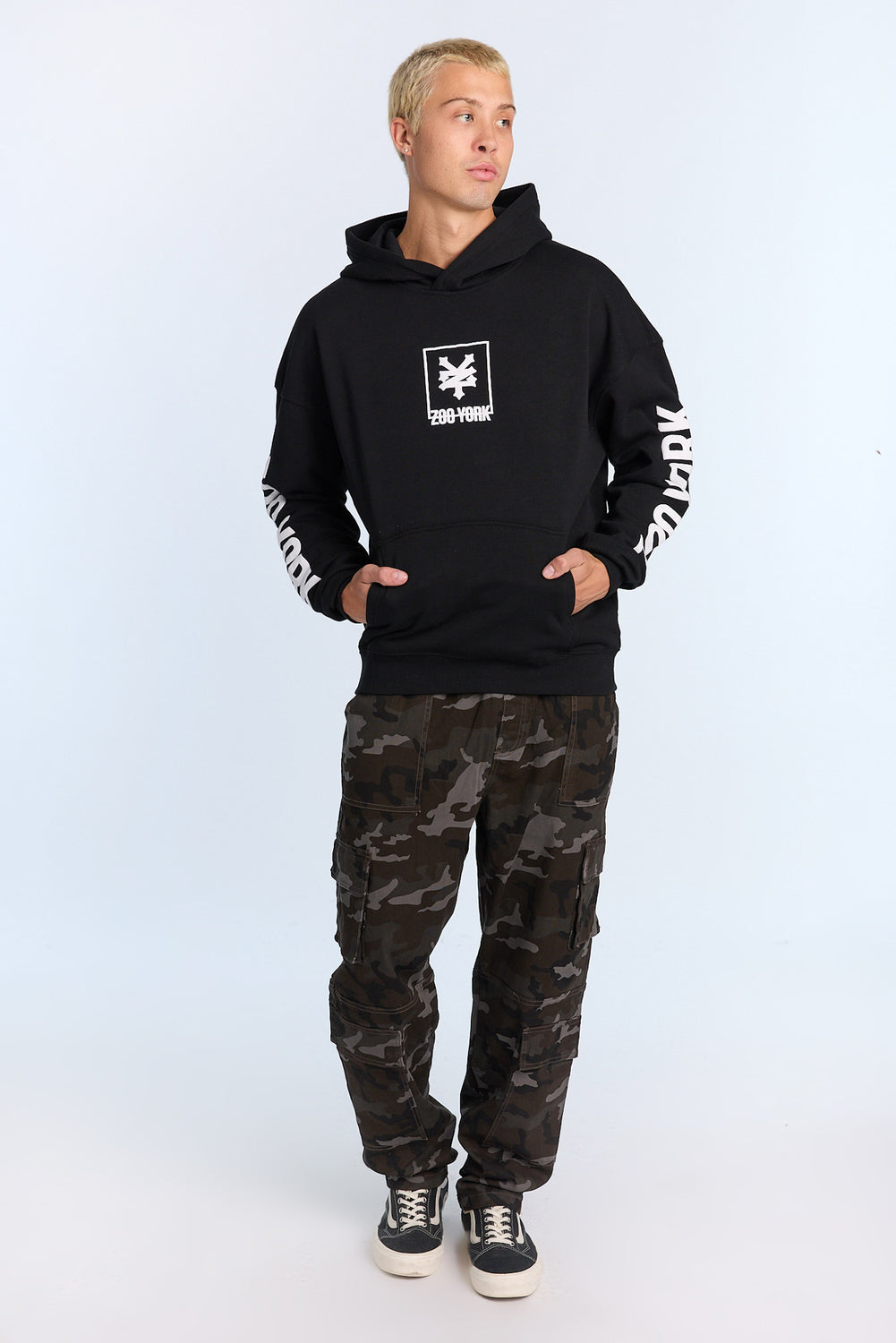 Pantalon cargo ample à 4 poches Arsenic homme Pantalon cargo ample à 4 poches Arsenic homme