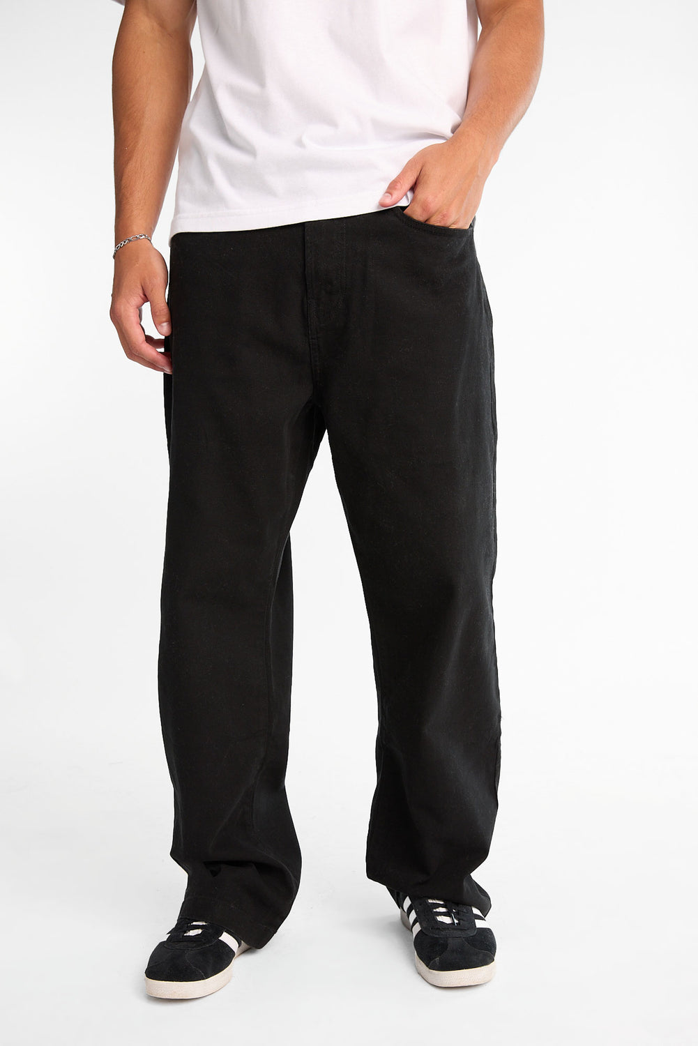 Pantalon ample en toile Pantalon ample en toile