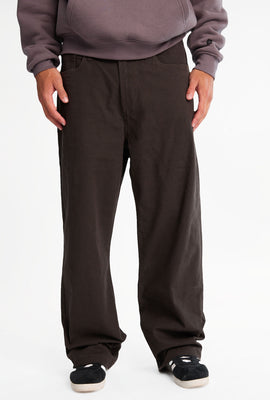 Pantalon ample en toile