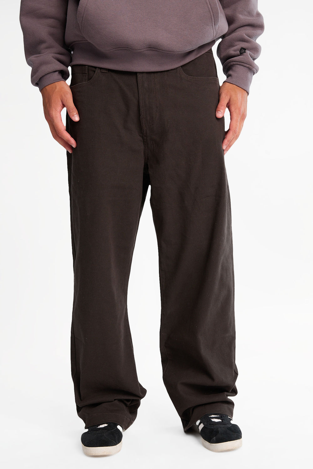 Pantalon ample en toile Pantalon ample en toile