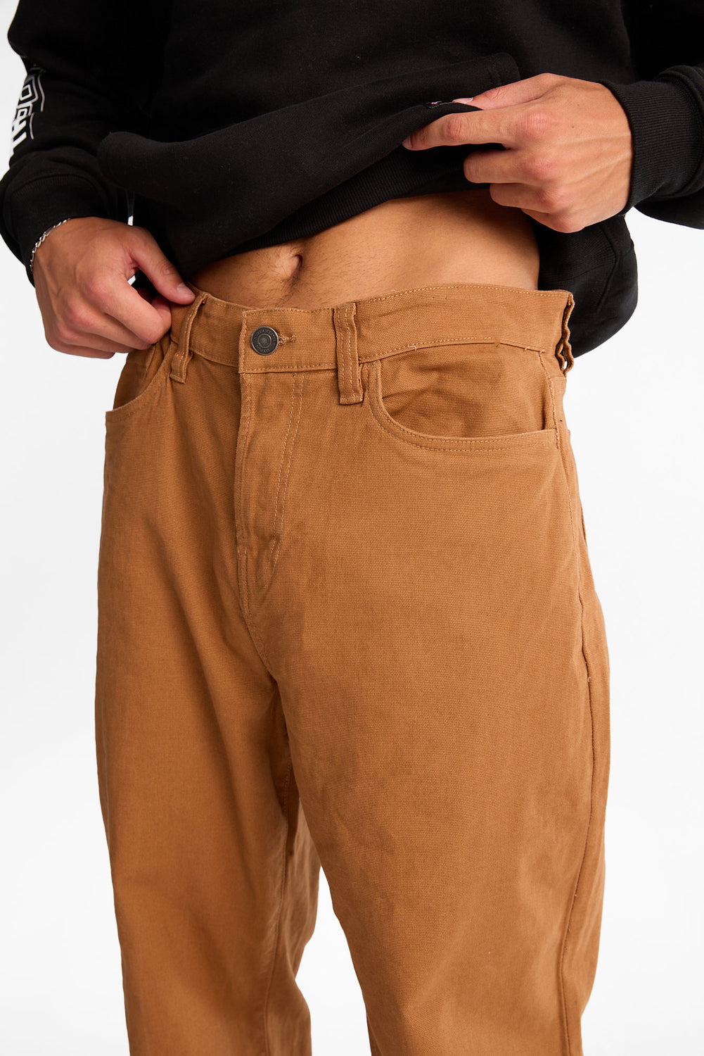 Pantalon ample en toile Pantalon ample en toile
