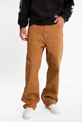 Pantalon ample en toile