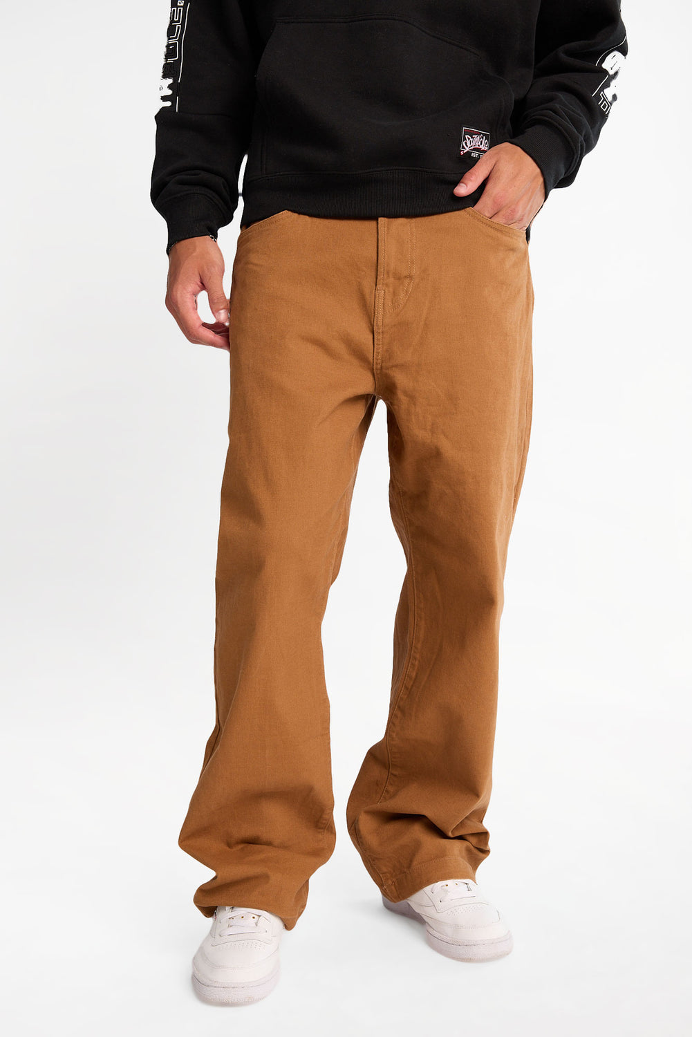 Pantalon ample en toile Pantalon ample en toile