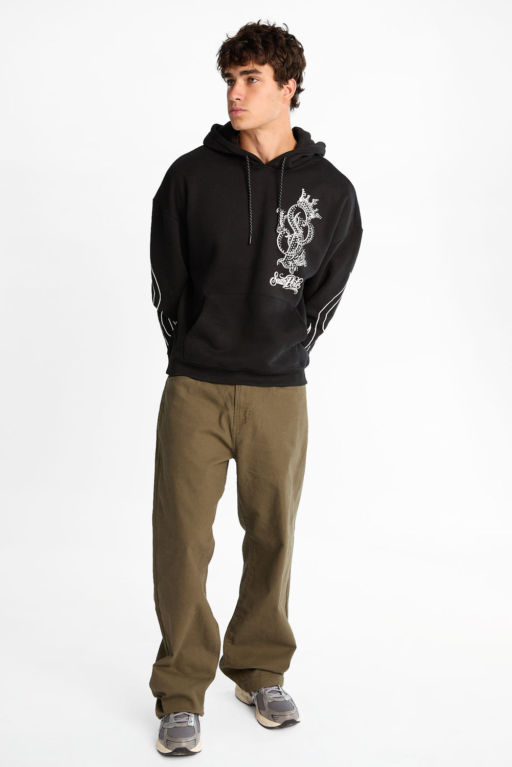 Pantalon ample en toile Pantalon ample en toile
