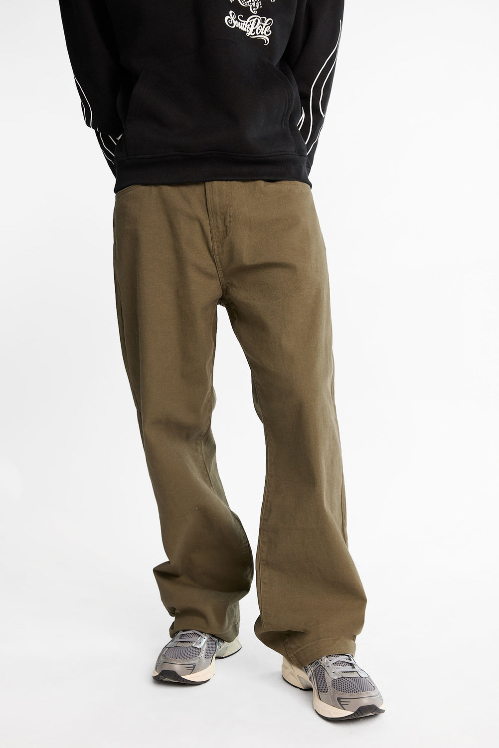 Pantalon ample en toile Pantalon ample en toile