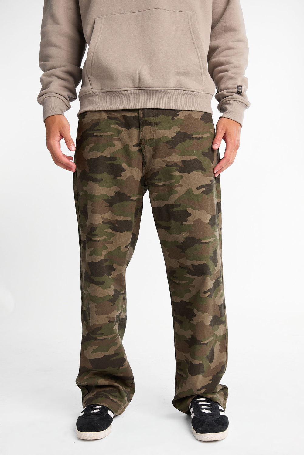Pantalon ample en toile Pantalon ample en toile