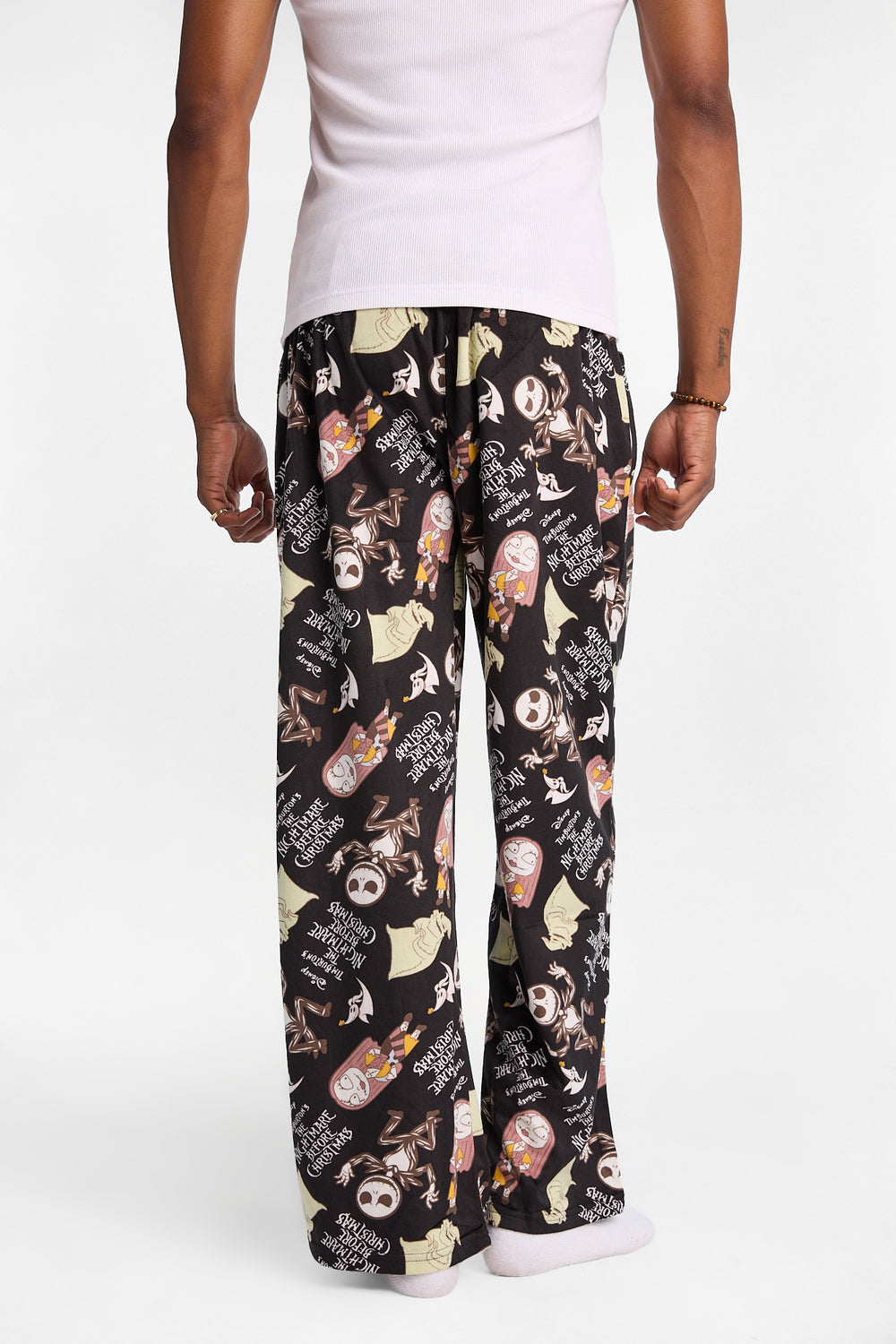 Pantalon pyjama en molleton soyeux imprimé L'Étrange Noël de Monsieur Jack Pantalon pyjama en molleton soyeux imprimé L'Étrange Noël de Monsieur Jack