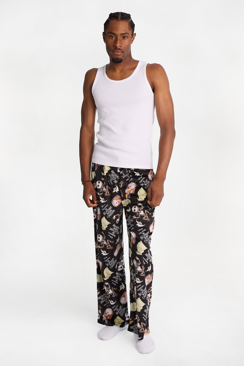 The Nightmare Before Christmas Jack & Sally Silky Fleece Pajama Pants The Nightmare Before Christmas Jack & Sally Silky Fleece Pajama Pants