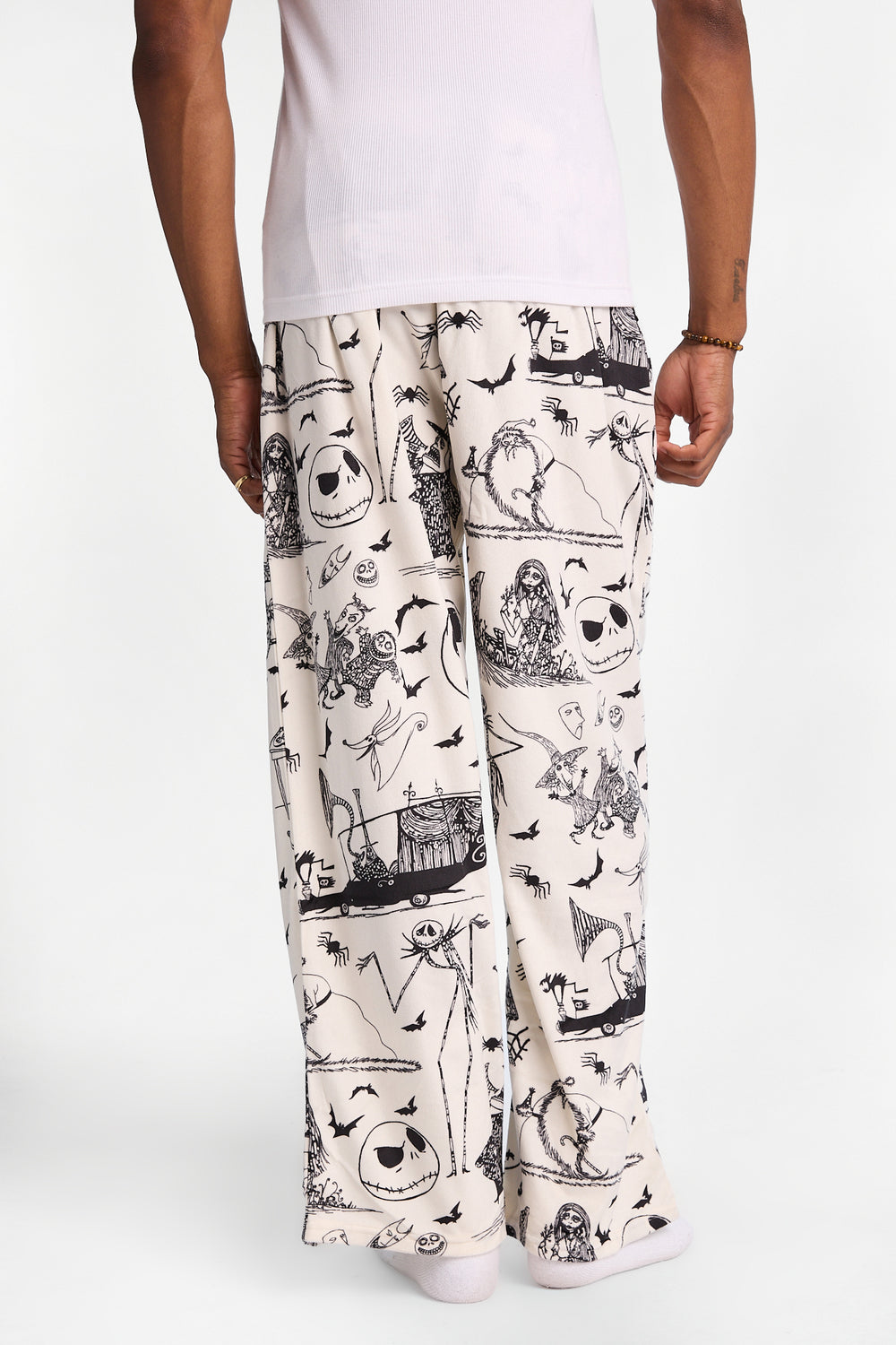 Pantalon pyjama en molleton soyeux imprimé L'Étrange Noël de Monsieur Jack Pantalon pyjama en molleton soyeux imprimé L'Étrange Noël de Monsieur Jack
