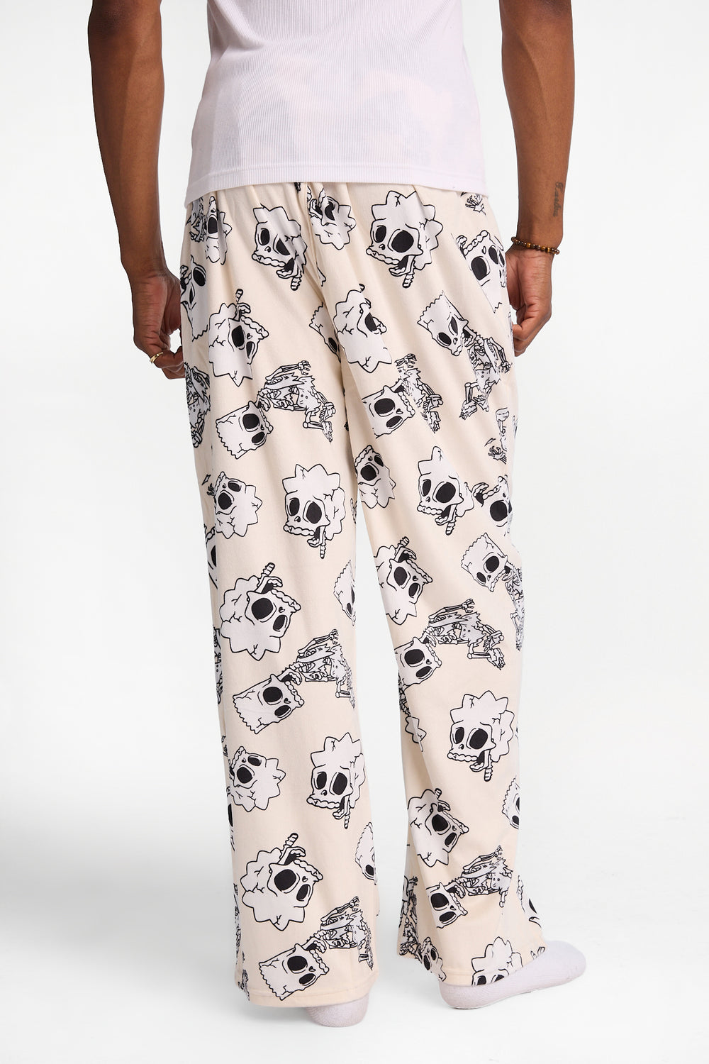 The Simpsons Skeletons Silky Fleece Pajama Pants The Simpsons Skeletons Silky Fleece Pajama Pants