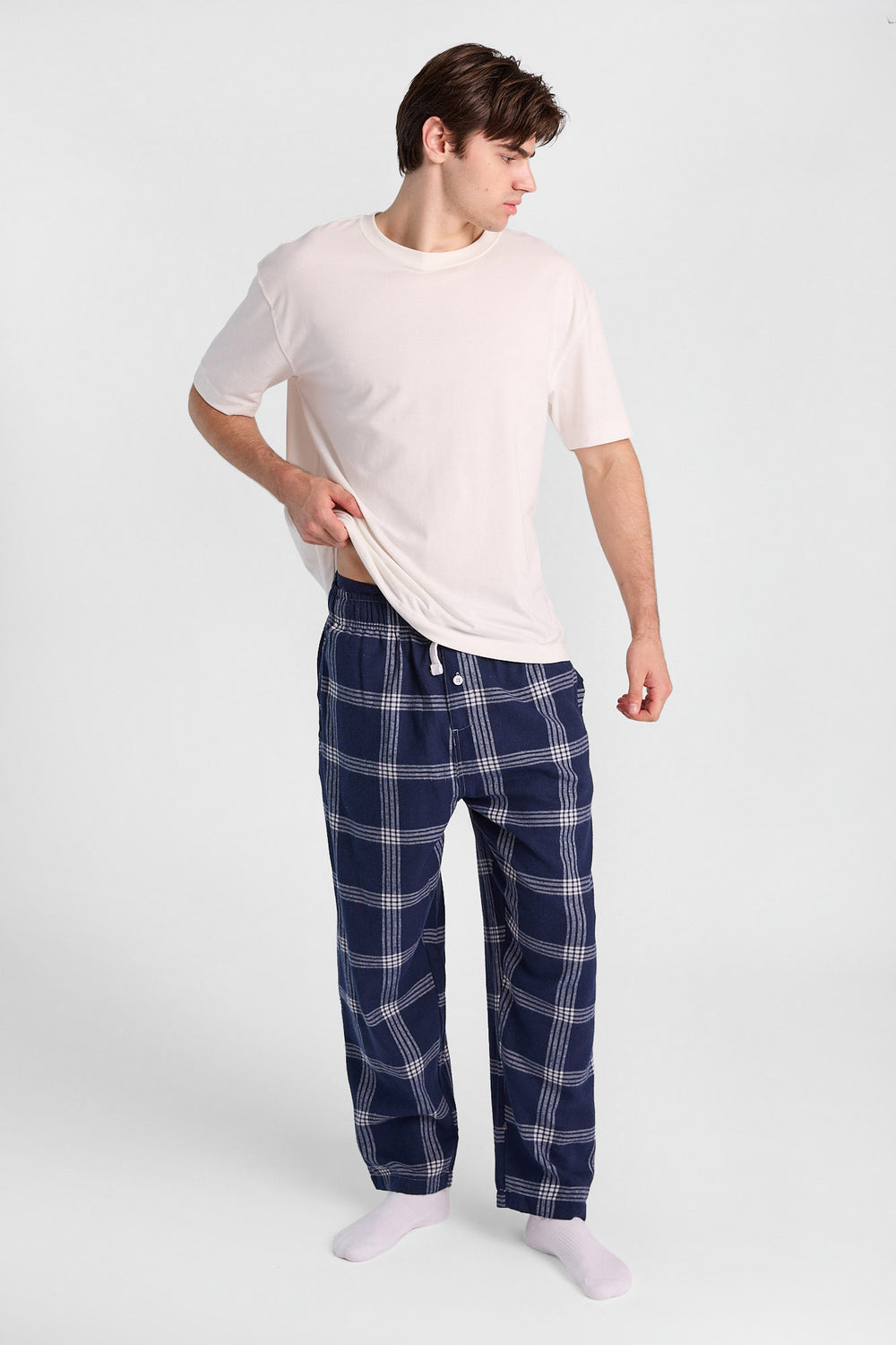 Classic Windowpane Plaid Pajama Pants Classic Windowpane Plaid Pajama Pants