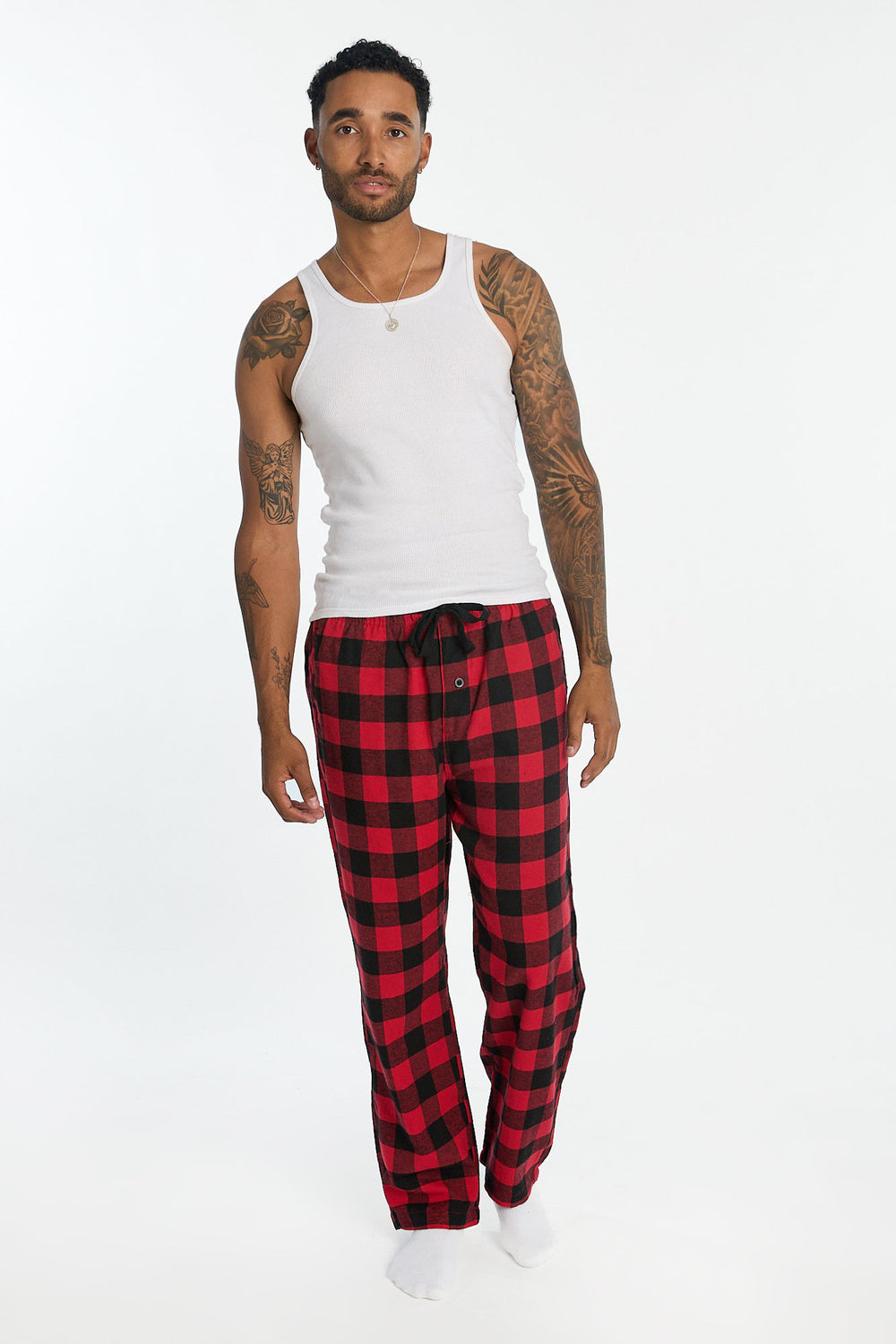 Pantalon de pyjama classique à carreaux buffalo homme Pantalon de pyjama classique à carreaux buffalo homme