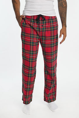 Pantalon de pyjama classique à carreaux tartan homme