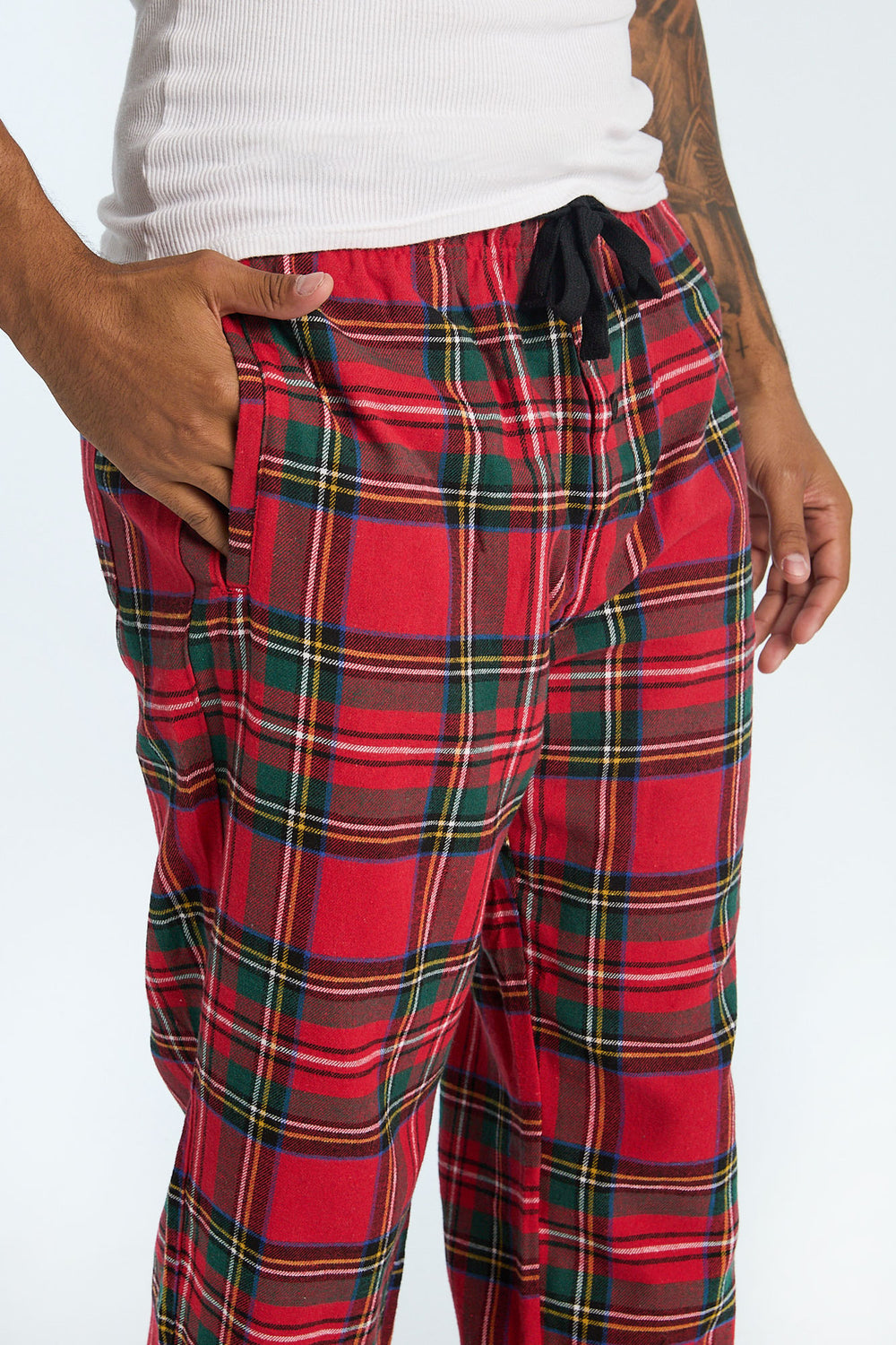 Pantalon de pyjama classique à carreaux tartan homme Pantalon de pyjama classique à carreaux tartan homme