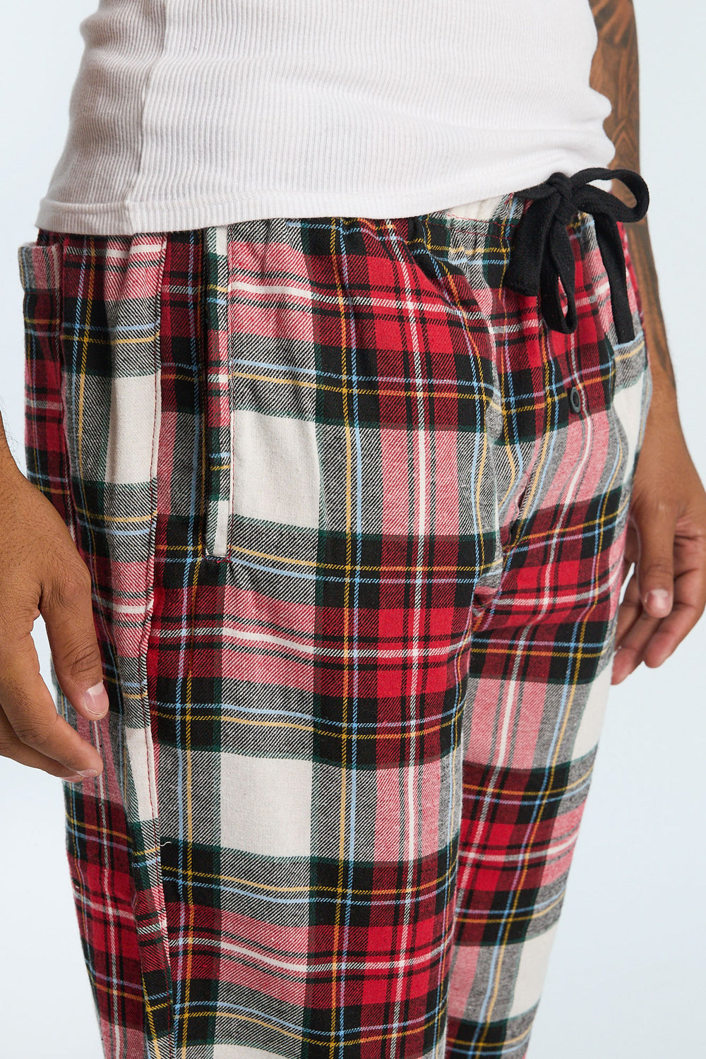 Pantalon de pyjama classique à carreaux tartan homme Pantalon de pyjama classique à carreaux tartan homme