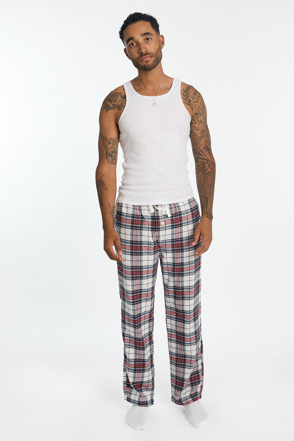 Pantalon de pyjama classique à carreaux homme Pantalon de pyjama classique à carreaux homme