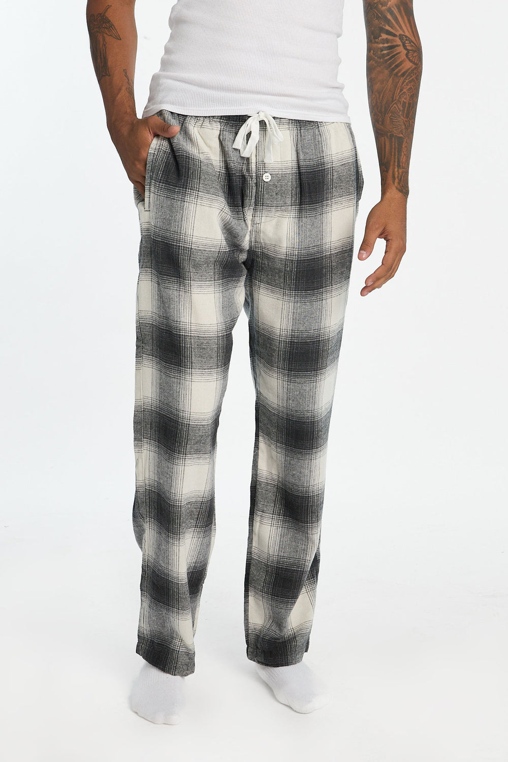 Pantalon de pyjama classique à carreaux homme Pantalon de pyjama classique à carreaux homme