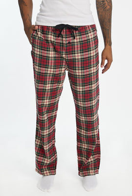 Pantalon de pyjama classique à carreaux tartan homme