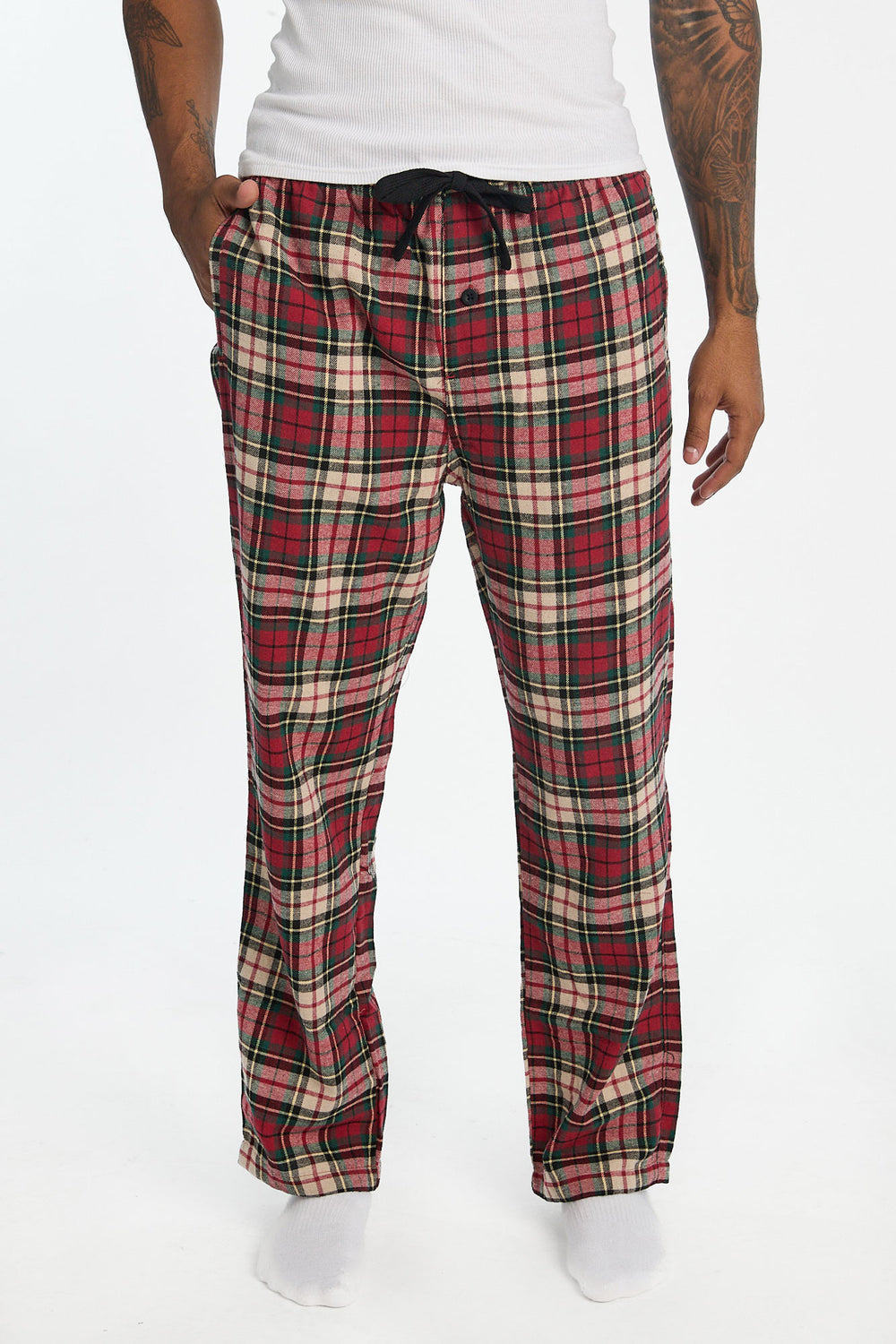 Pantalon de pyjama classique à carreaux tartan homme Pantalon de pyjama classique à carreaux tartan homme