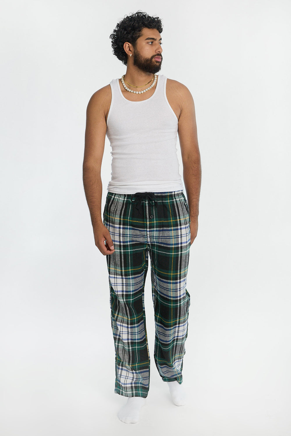 Pantalon de pyjama classique à carreaux homme Pantalon de pyjama classique à carreaux homme