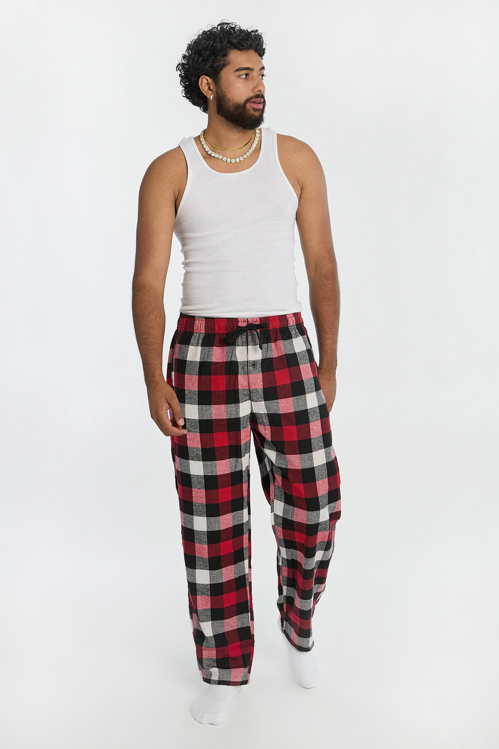 Pantalon de pyjama classique à carreaux buffalo homme Pantalon de pyjama classique à carreaux buffalo homme