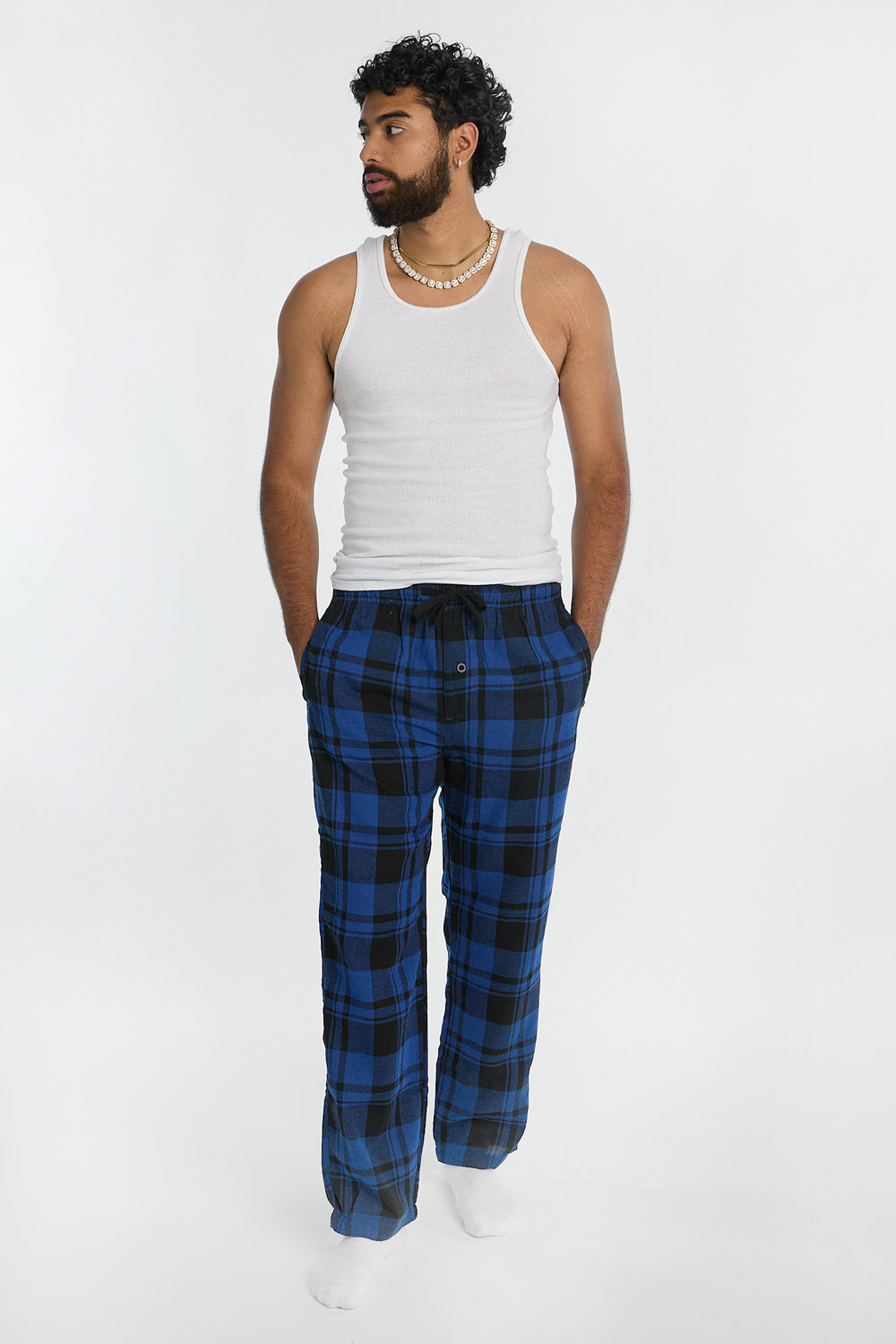 Pantalon de pyjama classique à carreaux homme Pantalon de pyjama classique à carreaux homme
