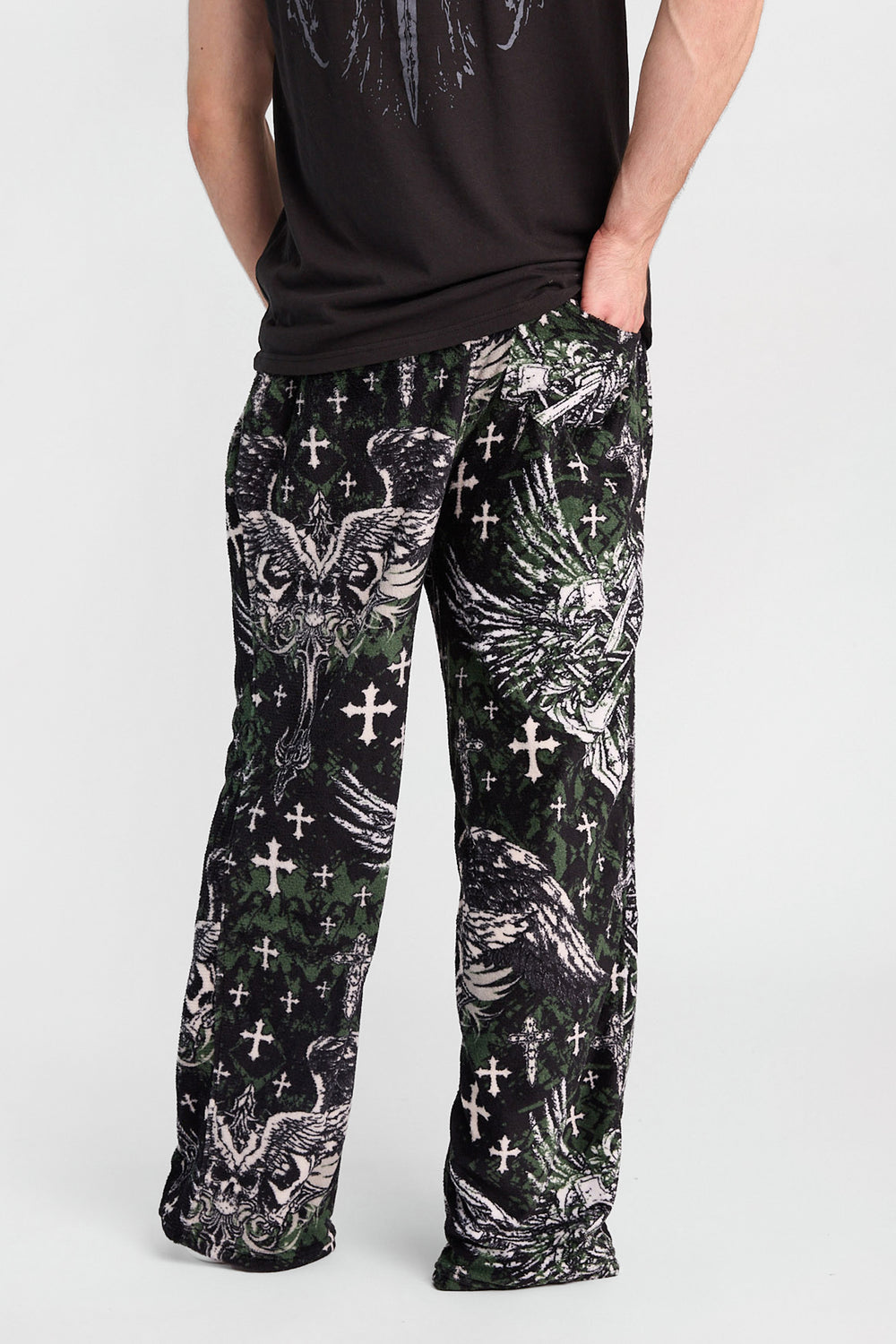 Arsenic Winged Skulls Pajama Pants Arsenic Winged Skulls Pajama Pants