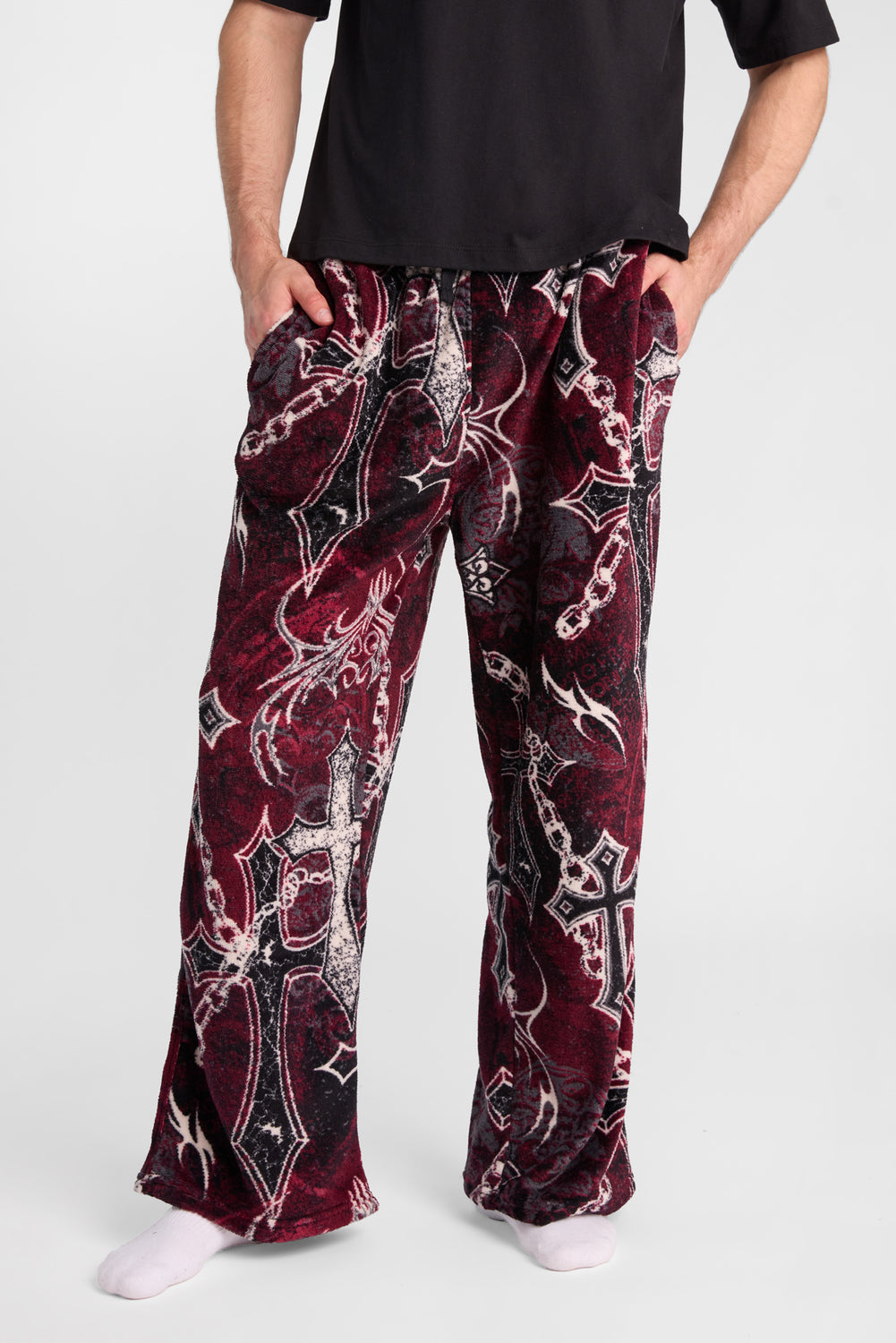 Arsenic Crosses & Chains Pajama Pants Arsenic Crosses & Chains Pajama Pants