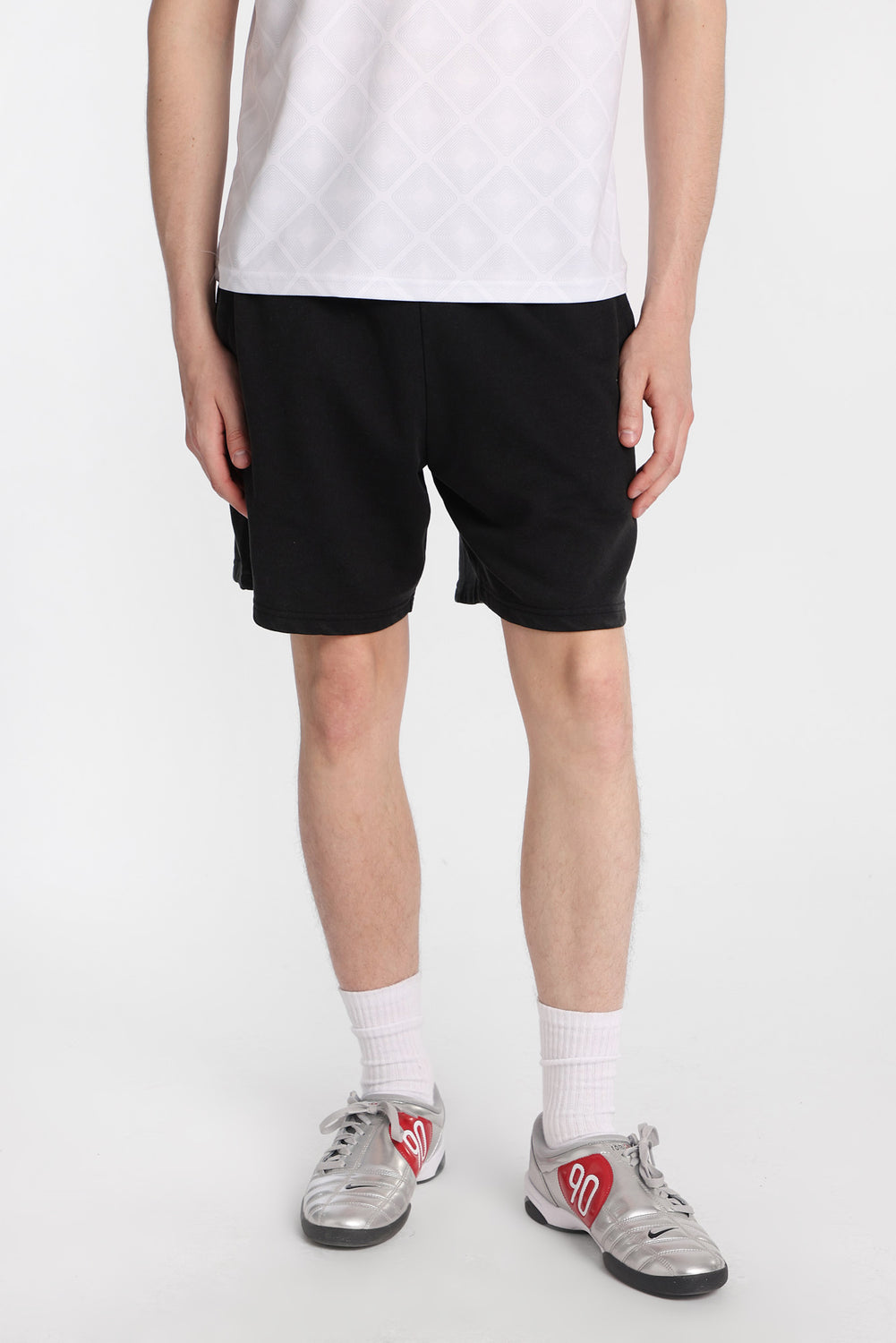 Short en molleton délavé Short en molleton délavé