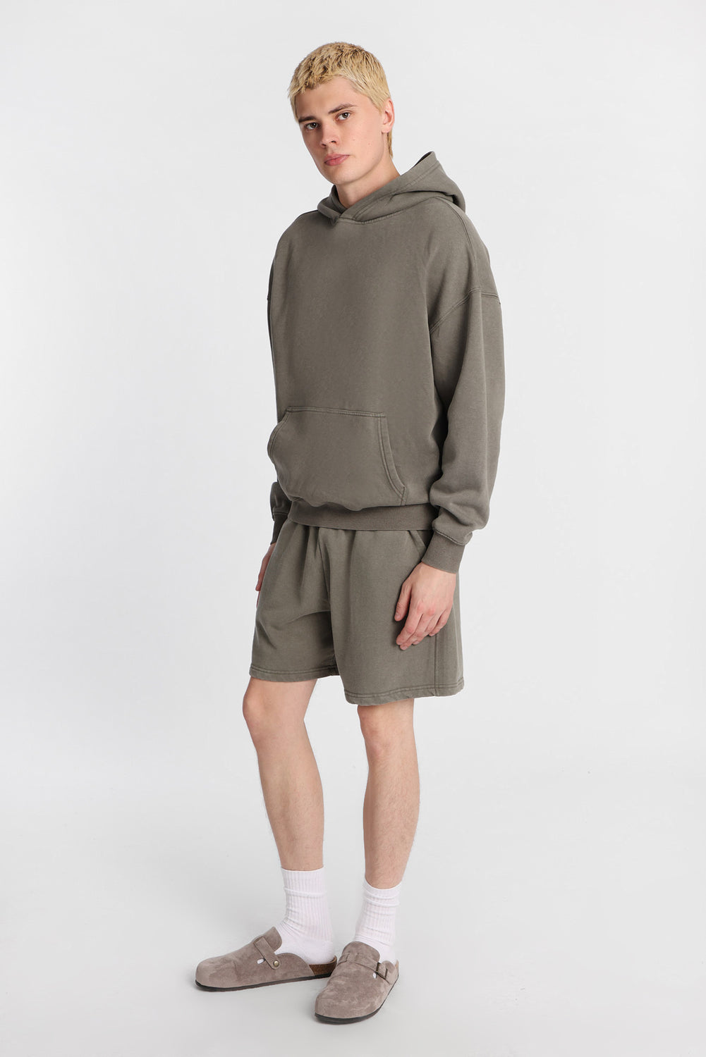 Washed Fleece Shorts Washed Fleece Shorts