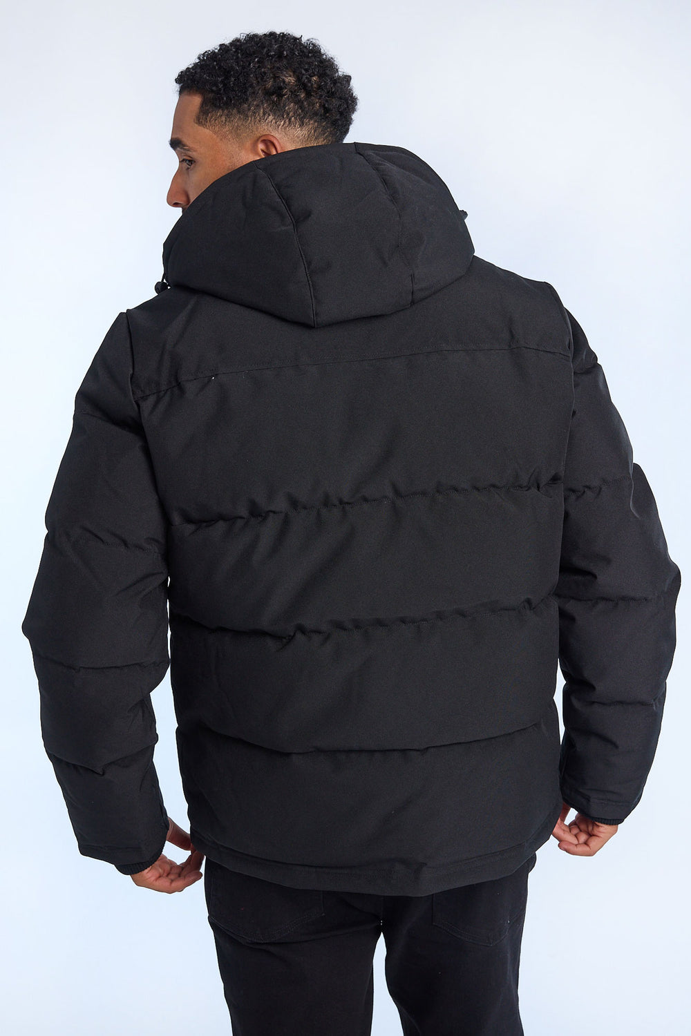 Mens Hooded Puffer Jacket Mens Hooded Puffer Jacket