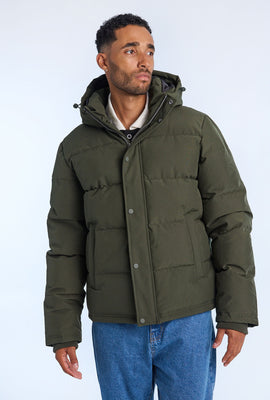 Veste matelassée à capuchon homme