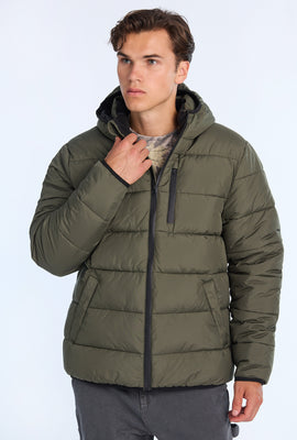 Veste matelassée à fermeture éclair homme