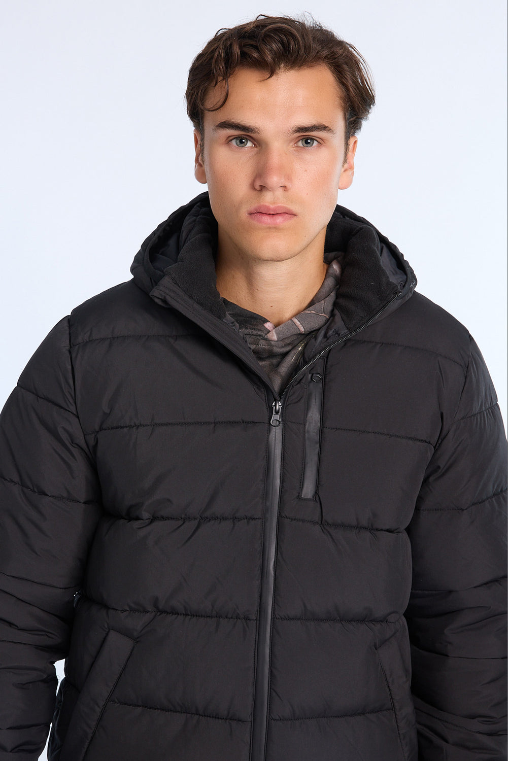Veste matelassée à fermeture éclair homme Veste matelassée à fermeture éclair homme