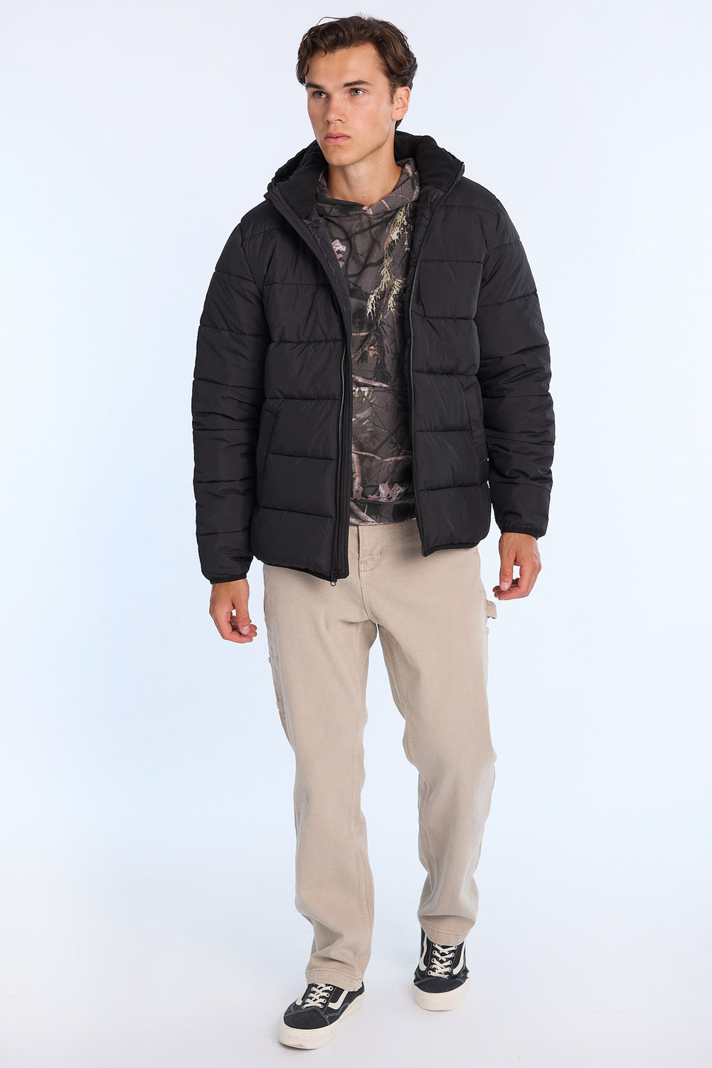 Veste matelassée à fermeture éclair homme Veste matelassée à fermeture éclair homme