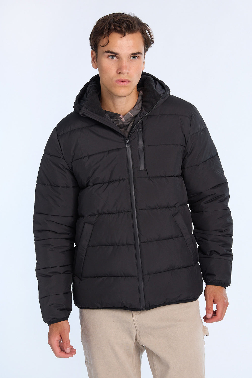 Veste matelassée à fermeture éclair homme Veste matelassée à fermeture éclair homme