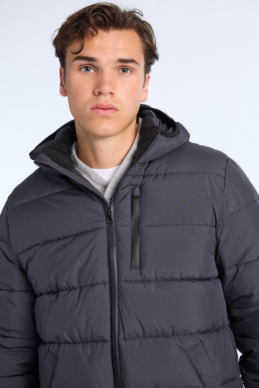 Veste matelassée à fermeture éclair homme Veste matelassée à fermeture éclair homme