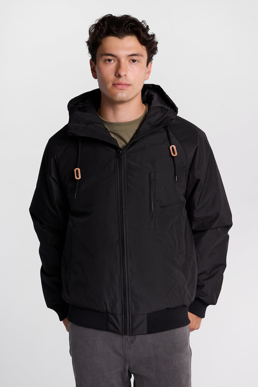 Veste bomber raglan à capuchon North Western Veste bomber raglan à capuchon North Western