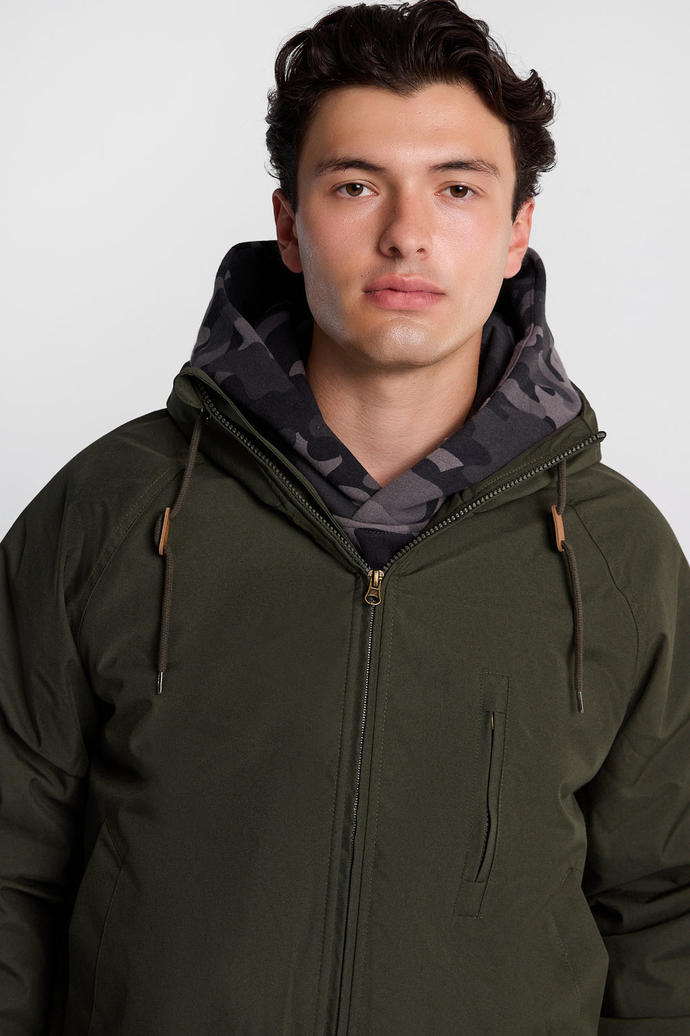 Veste bomber raglan à capuchon North Western Veste bomber raglan à capuchon North Western