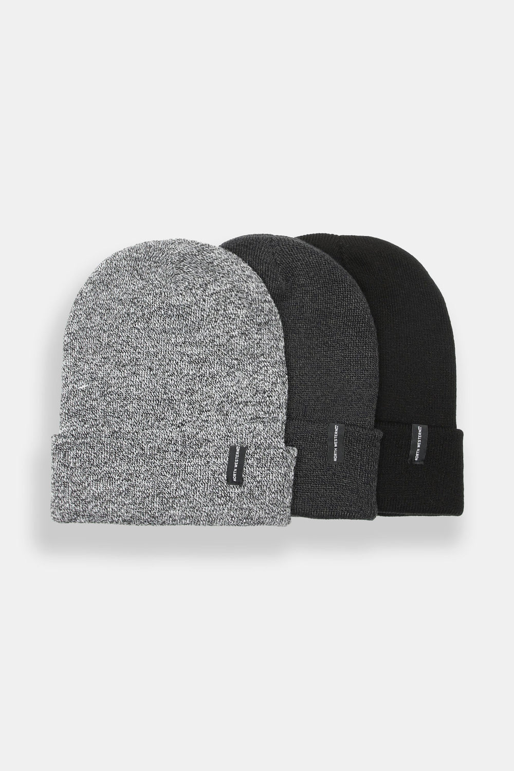 Paquet de 3 tuques à revers Paquet de 3 tuques à revers