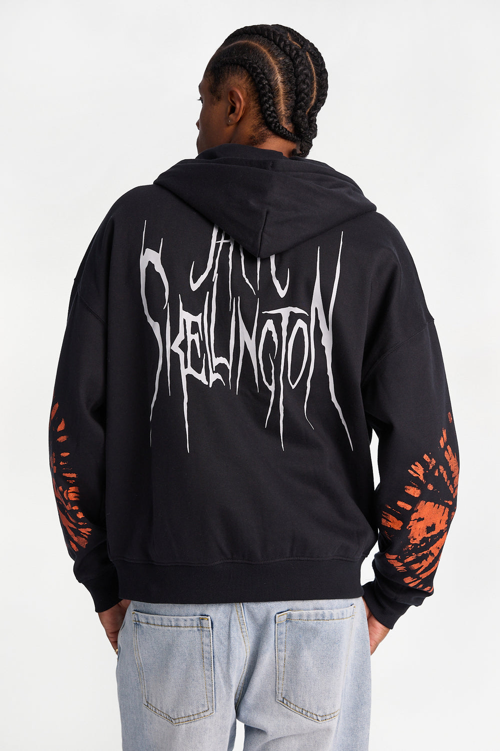 The Nightmare Before Christmas Jack Skellington Zip-Up Hoodie The Nightmare Before Christmas Jack Skellington Zip-Up Hoodie