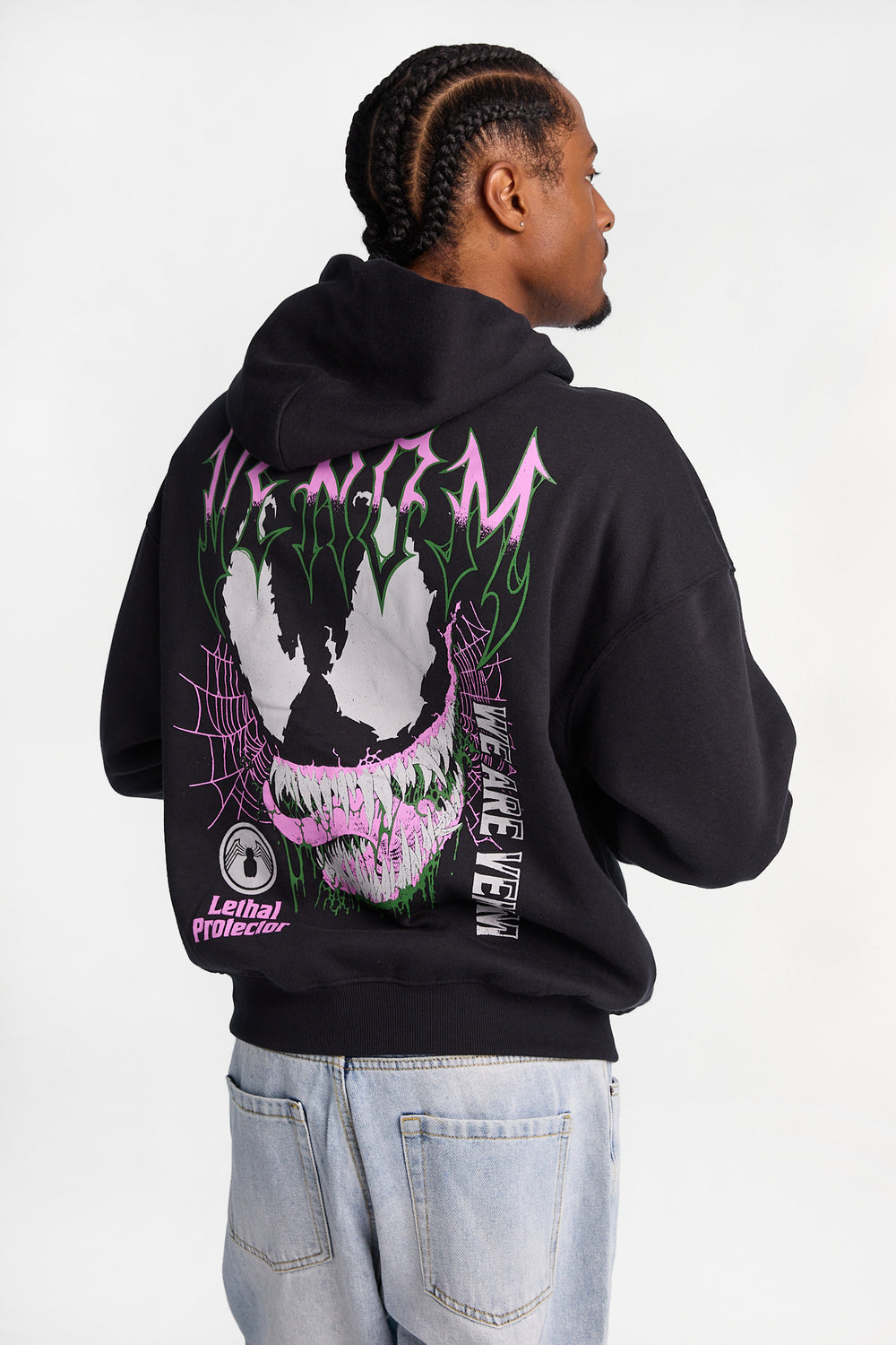 Haut à capuchon imprimé Venom Lethal Protector Haut à capuchon imprimé Venom Lethal Protector
