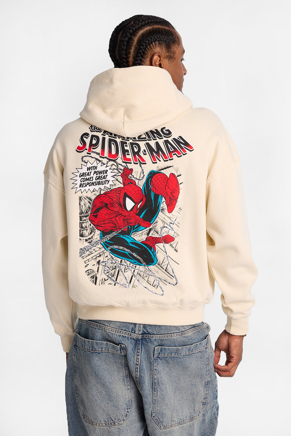 The Amazing Spider-Man Graphic Boxy Hoodie The Amazing Spider-Man Graphic Boxy Hoodie