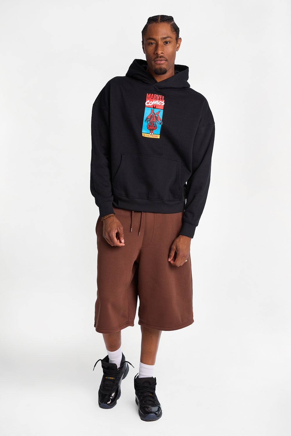 The Amazing Spider-Man Graphic Boxy Hoodie The Amazing Spider-Man Graphic Boxy Hoodie