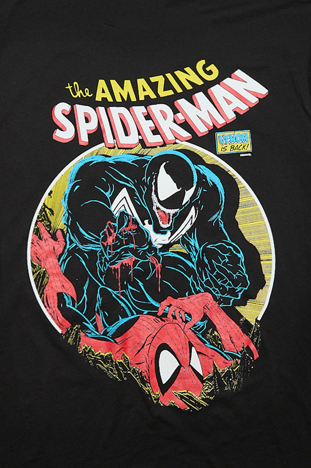 The Amazing Spider-Man Venom Is Back Graphic Oversized Tee The Amazing Spider-Man Venom Is Back Graphic Oversized Tee