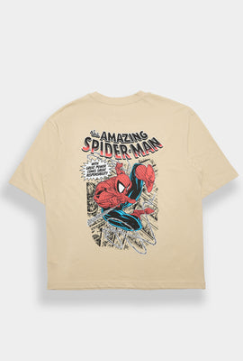 T-shirt surdimensionné imprimé The Amazing Spider-Man