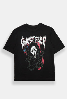 T-shirt surdimensionné imprimé graphique Chibi Ghostface